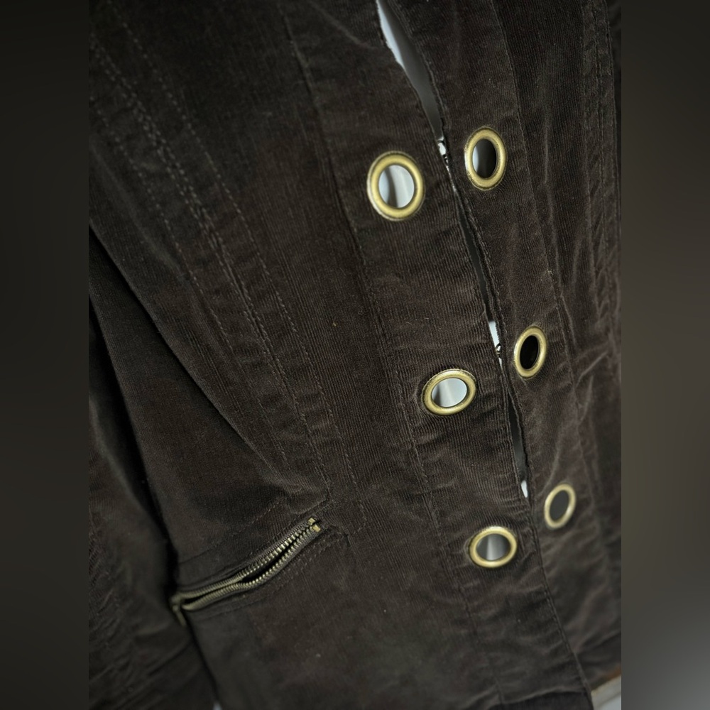 Stylish Dark Brown Utility Jacket - image 2